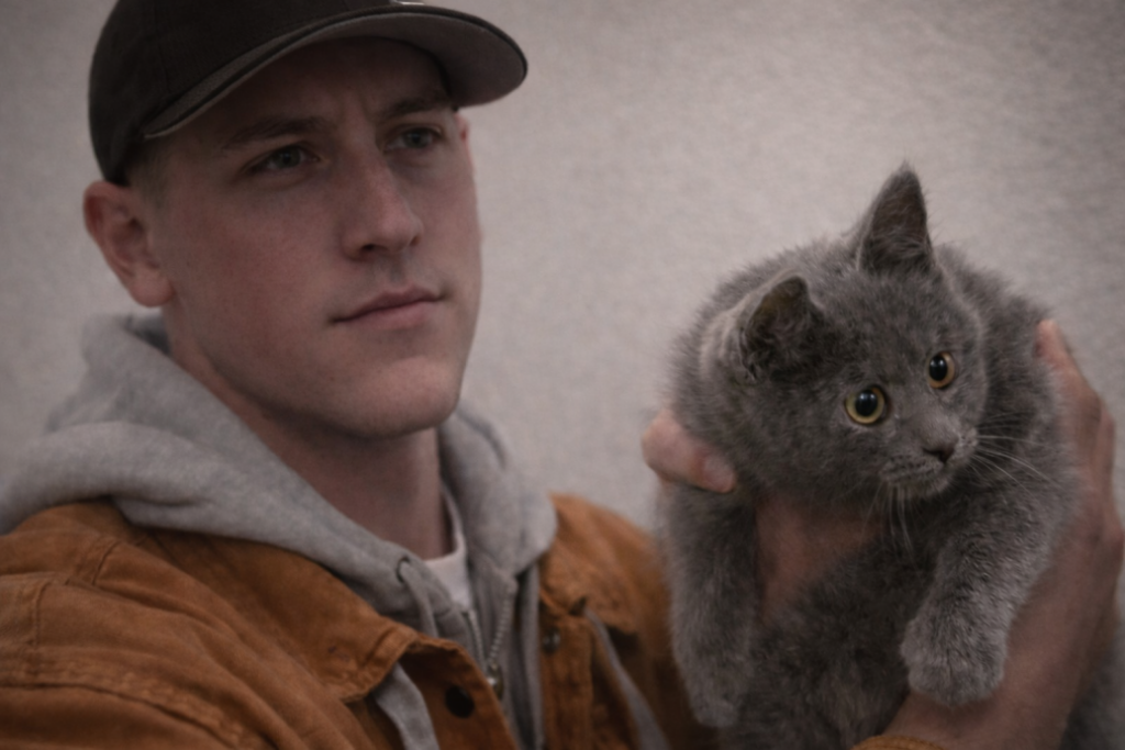 Sign: Caught on Video: Man Hurls Three-Month Old Kitten Into Wall and Parking Lot